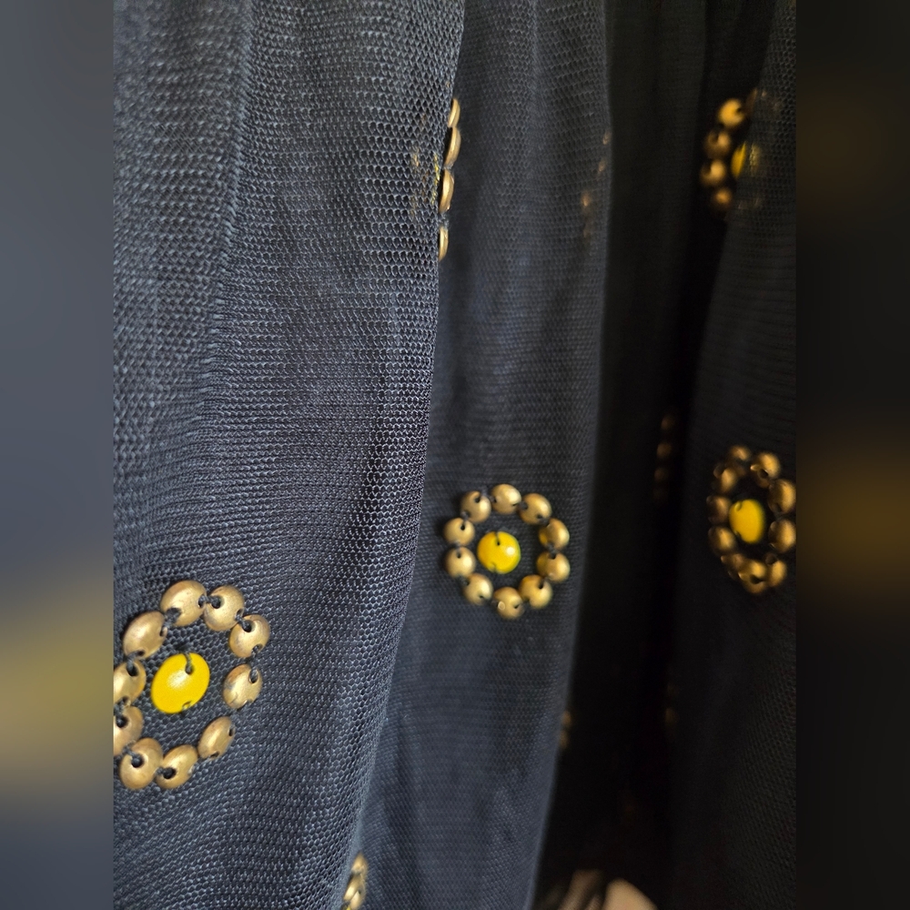 Maeve‎ Sleeveless Embellished Drop Waist Mini Dress Croceht,Tulle And Flower - Picture 9 of 14